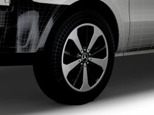 Mercedes Benz EQV Cargo Van 2021 wheel 3D Model