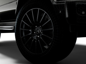 Mercedes-Benz G Line Stronger Than Time 2021 wheel Model 3D