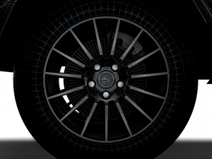 Mercedes-Benz G Line Stronger Than Time 2021 wheel Model 3D