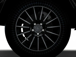 Mercedes-Benz G Line Stronger Than Time 2021 wheel 3D Model