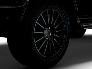 Mercedes-Benz G Line Stronger Than Time 2021 wheel Model 3D