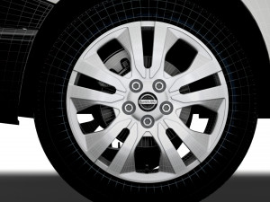 Nissan NV 300 Van 2021 wheel 3D Model