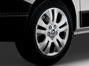 Nissan NV 300 Van 2021 wheel 3D Model