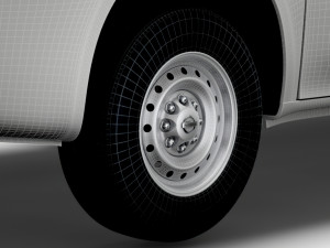 Nissan NV Cargo 2022 wheel 3D Model