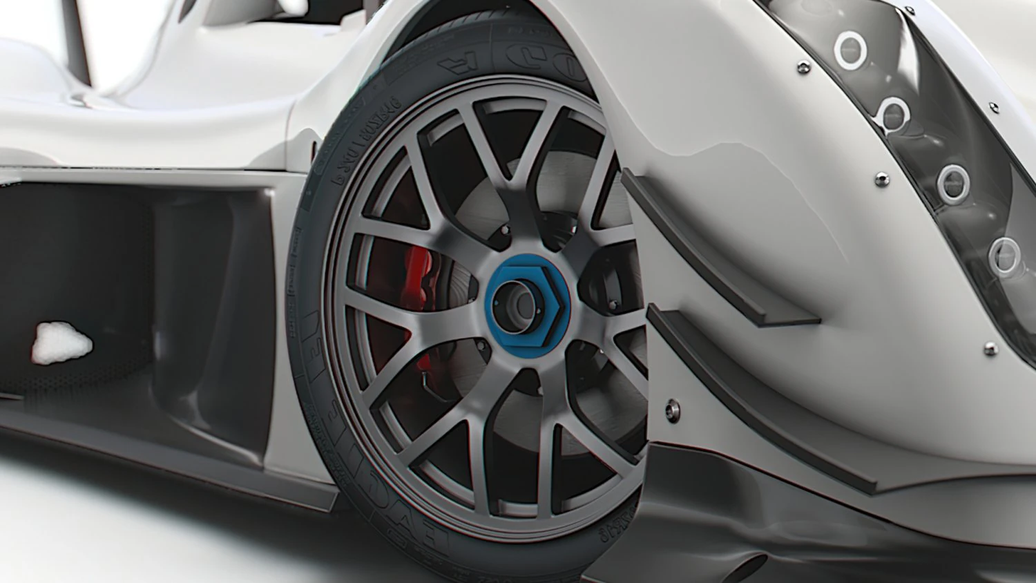 Radical SR10 wheel 3D Model .c4d .max .obj .3ds .fbx .stl .blend