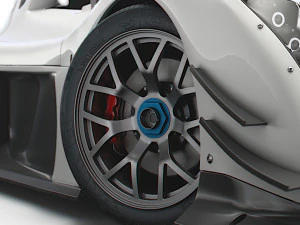 Ruota Radical SR10 Modello 3D
