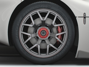 Radical SR10 wheel Model 3D
