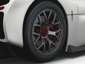 Radical SR10 wheel Model 3D
