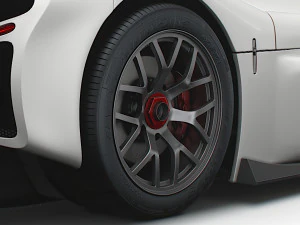 Radical SR10 wheel 3D Model