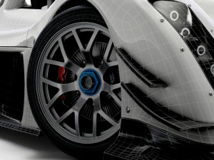 Radical SR10 wheel 3D Model