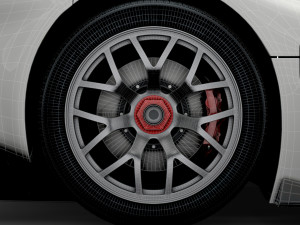 Radical SR10 wheel Model 3D