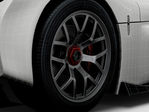 Radical SR10 wheel Model 3D