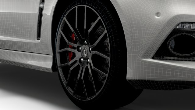 Vauxhall VXR8 2015 wheel 3D Modell .c4d .max .obj .3ds .fbx .stl .blend