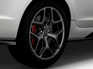 Vauxhall VXR8 GTS R W1 Sedan 2022 wheel 3D Model
