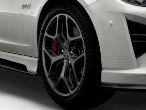 Vauxhall VXR8 GTS R W1 Sedan 2022 wheel 3D Model