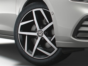 VW Golf Style 2021 wheel 3Dモデル