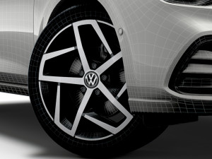 VW Golf Style 2021 wheel 3Dモデル