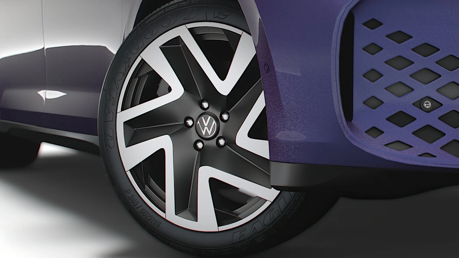 VW ID Buzz 2023 wheel 3D Model .c4d .max .obj .3ds .fbx .stl .blend 