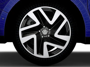VW ID Buzz 2023 wheel 3D Model