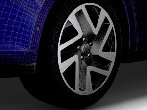 VW ID Buzz 2023 wheel 3D Model