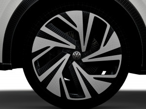 VW ID5 PRO 2022 wheel Modelo 3D