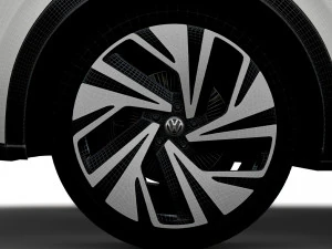 VW ID5 PRO 2022 wheel 3D Model