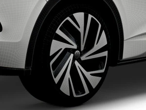 VW ID5 PRO 2022 wheel 3D Model