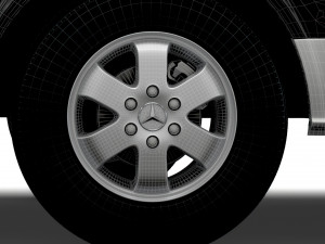 Mercedes Benz Sprinter Van 2018 wheel 3D-Modell