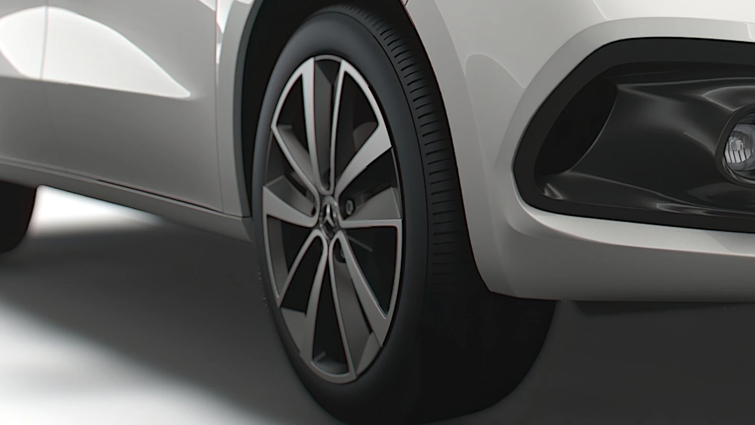 Mercedes Benz T klasse 2023 wheel 3D Model .c4d .max .obj .3ds .fbx .stl .blend 