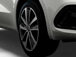Mercedes Benz T klasse 2023 wheel 3D Model