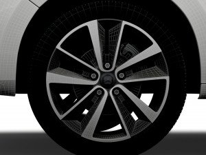 Mercedes Benz T klasse 2023 wheel 3D Модель