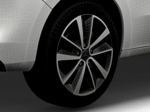 Mercedes Benz T klasse 2023 wheel 3D Model