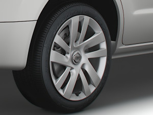 Nissan NV200 Compact Cargo 2022 wheel Modello 3D