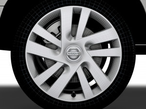 Nissan NV200 Compact Cargo 2022 wheel Modello 3D