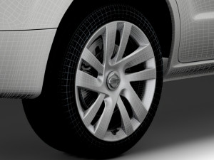Nissan NV200 Compact Cargo 2022 wheel Modello 3D