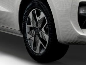 Nissan Townstar Van L2 2022 wheel Modelo 3D