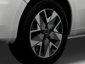 Nissan Townstar Van L2 2022 wheel Modelo 3D