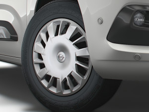 Opel Combo Sportive Van 2021 wheel 3D Model