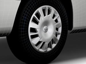 Opel Combo Sportive Van 2021 wheel 3D Model