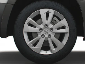 Peugeot Rifter 2020 wheel 3D Model