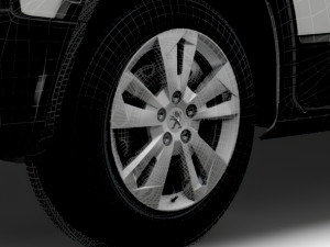 Peugeot Rifter 2020 wheel Modello 3D
