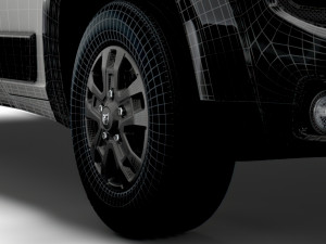 RAM Promaster Van 2023 wheel 3D Model