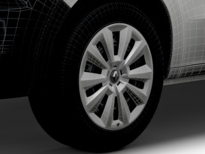 Renault Kangoo 2021 wheel 3D मॉडल