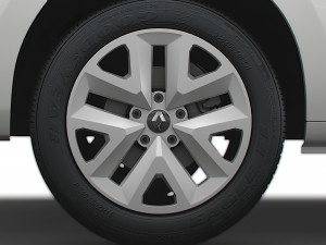 Renault Kangoo EV Van 2022 wheel Modelo 3D