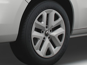 Renault Kangoo EV Van 2022 wheel Modelo 3D