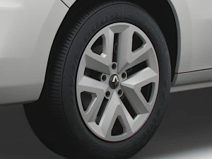 Renault Kangoo EV Van 2022 wheel 3D Model
