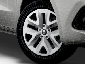 Renault Kangoo EV Van 2022 wheel 3D Model