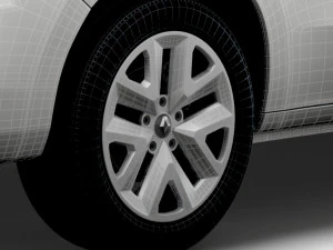 Renault Kangoo EV Van 2022 wheel 3D Model
