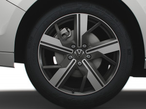 Volkswagen Caddy Life 2021 wheel Modello 3D