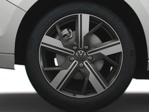 Volkswagen Caddy Life 2021 wheel 3D Model